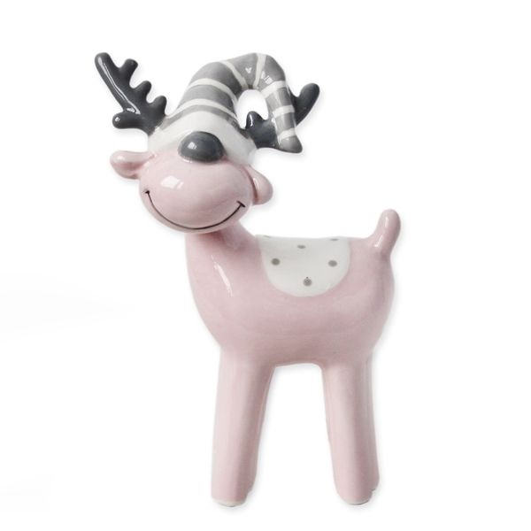 Sob keramika 14cm růžová